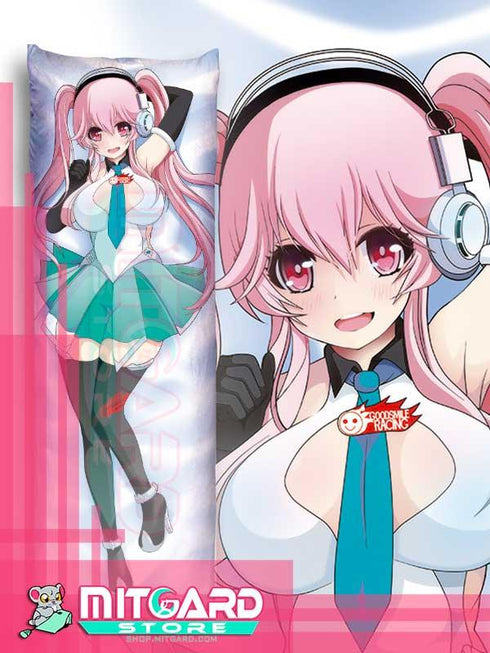 VOCALOID Super Sonico Body pillow case Dakimakura - 2